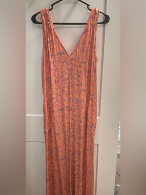 Floral Anthropologie jumpsuit